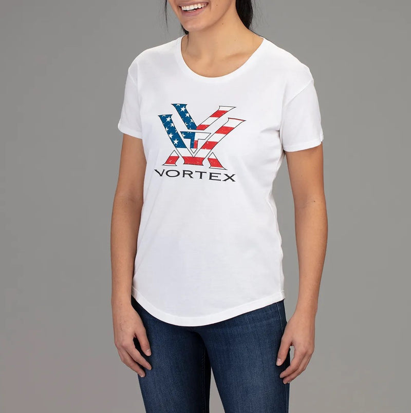 Vortex Women's Stars and Stripes T-Shirt