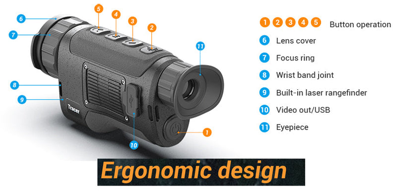 Conotech Tracer6 35 LRF Thermal Imaging Monocular